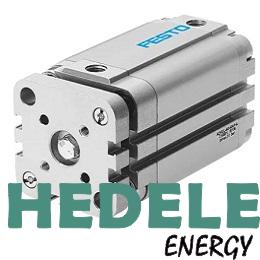 Festo Cylinder, compact, classic, air, 32x40mm stroke, sensor ready, flex cush