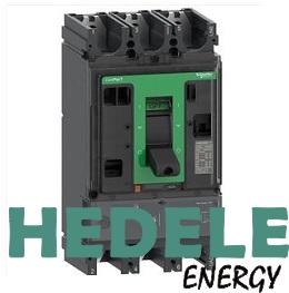 circuit breaker ComPact NSX250H, 70 kA at 415 VAC, TMD trip unit 250 A, 3 poles 3d