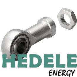 Festo SGS-M16X1,5  Spherical Rod End Connector, 16mm rod eye hole, M16x1.5 internal thread